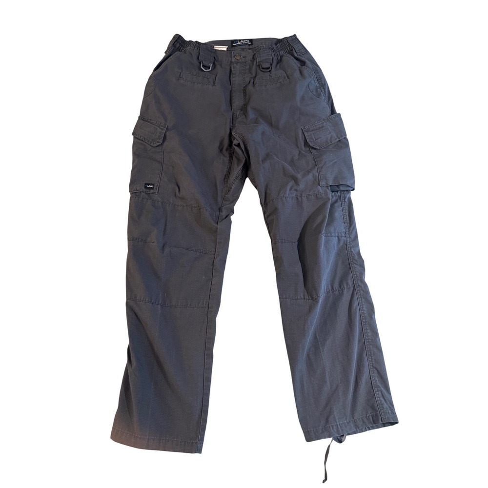 LA Police Gear Basic Operator Tactical Pants Mens 36x32 Gray Ripstop BO1003EWB